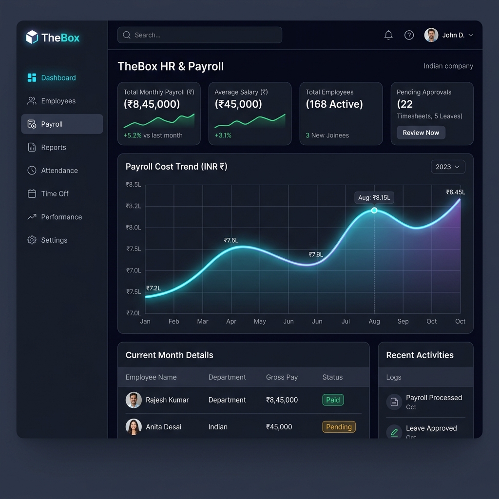 TheBox Payroll Dashboard